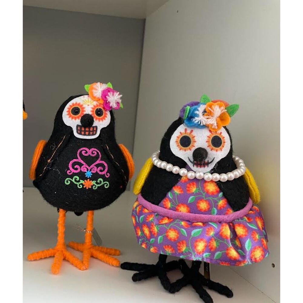 Day Of The Dead Felt Target Birds 2019 2020 Caballero Alma Halloween